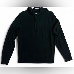 The Commons Black Cashmere Hoodie NWT Size L - Quiet Luxury / Minimalist unisex